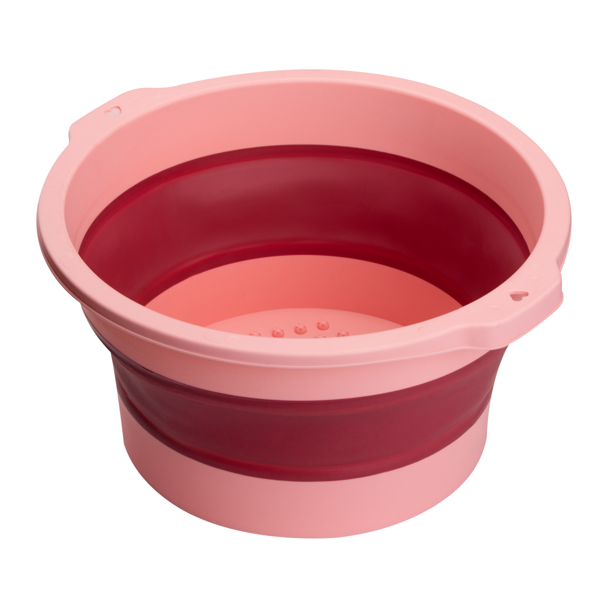 Pediküreschale klappbar Pink – platzsparend & robust