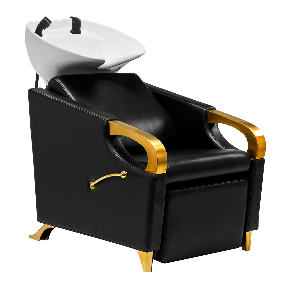 Friseur-Waschmaschine C019G schwarz - Professionelle Haarwäsche für den Friseursalon