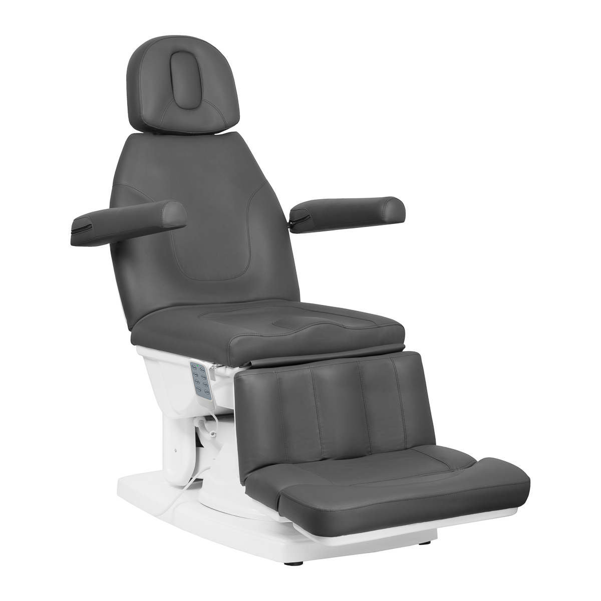 KATE 4-Motor Kosmetikliege Grau - Elektrisch Verstellbar für Wellness & Beauty