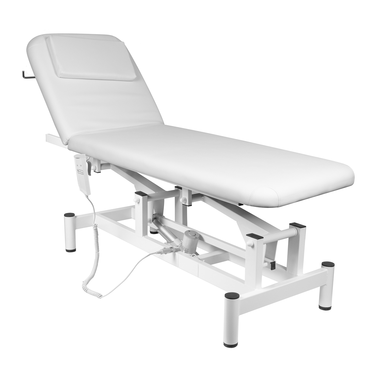 Elektrische Massageliege 079 mit 1 Motor in Weiß – Professionelle Behandlungsliege für Wellness & Kosmetik