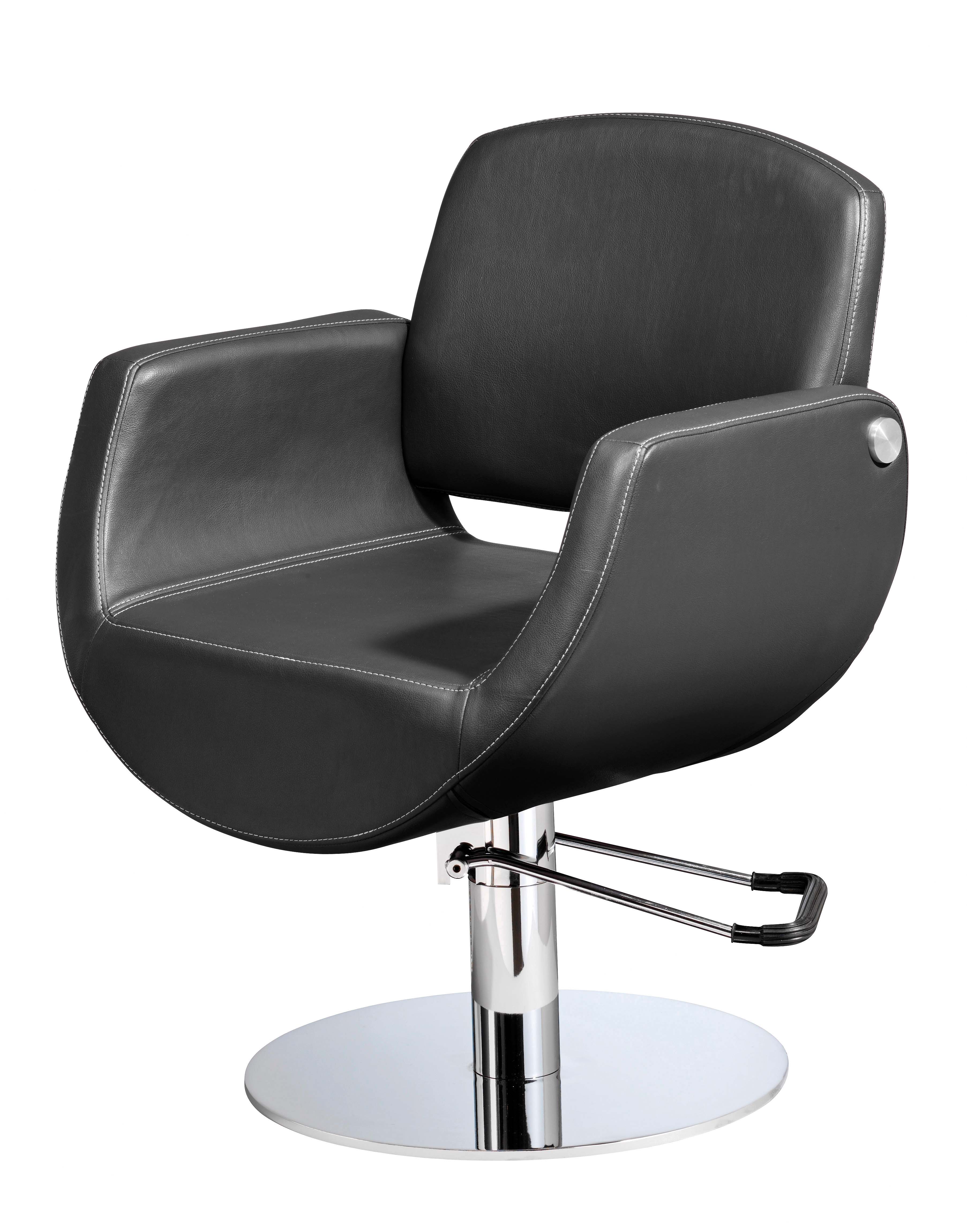 Friseurstuhl Zuerich Schwarz Hydraulisch Salon