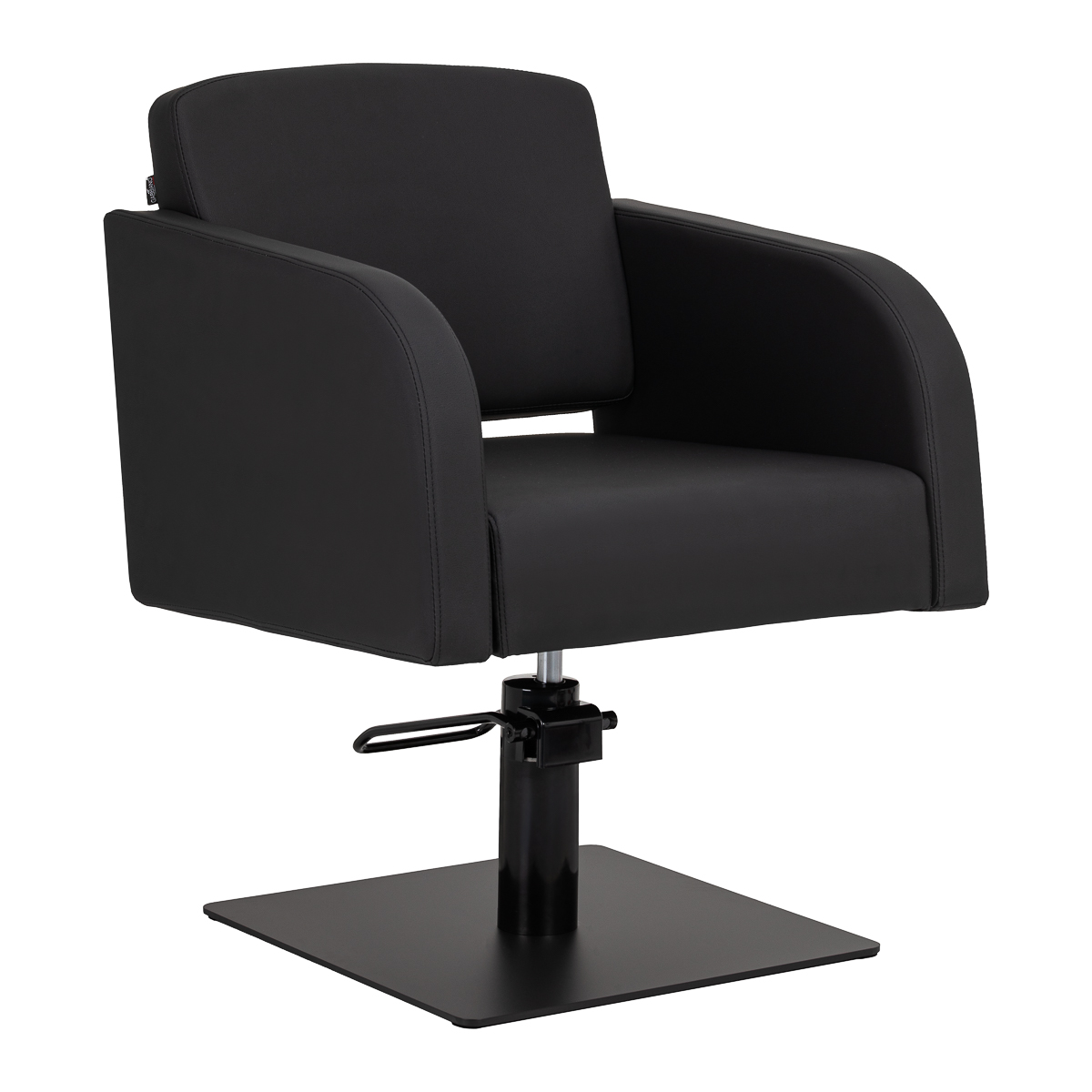 Gabbiano Friseurstuhl Elda Schwarz - Premium Friseursessel für Salon & Barbershop