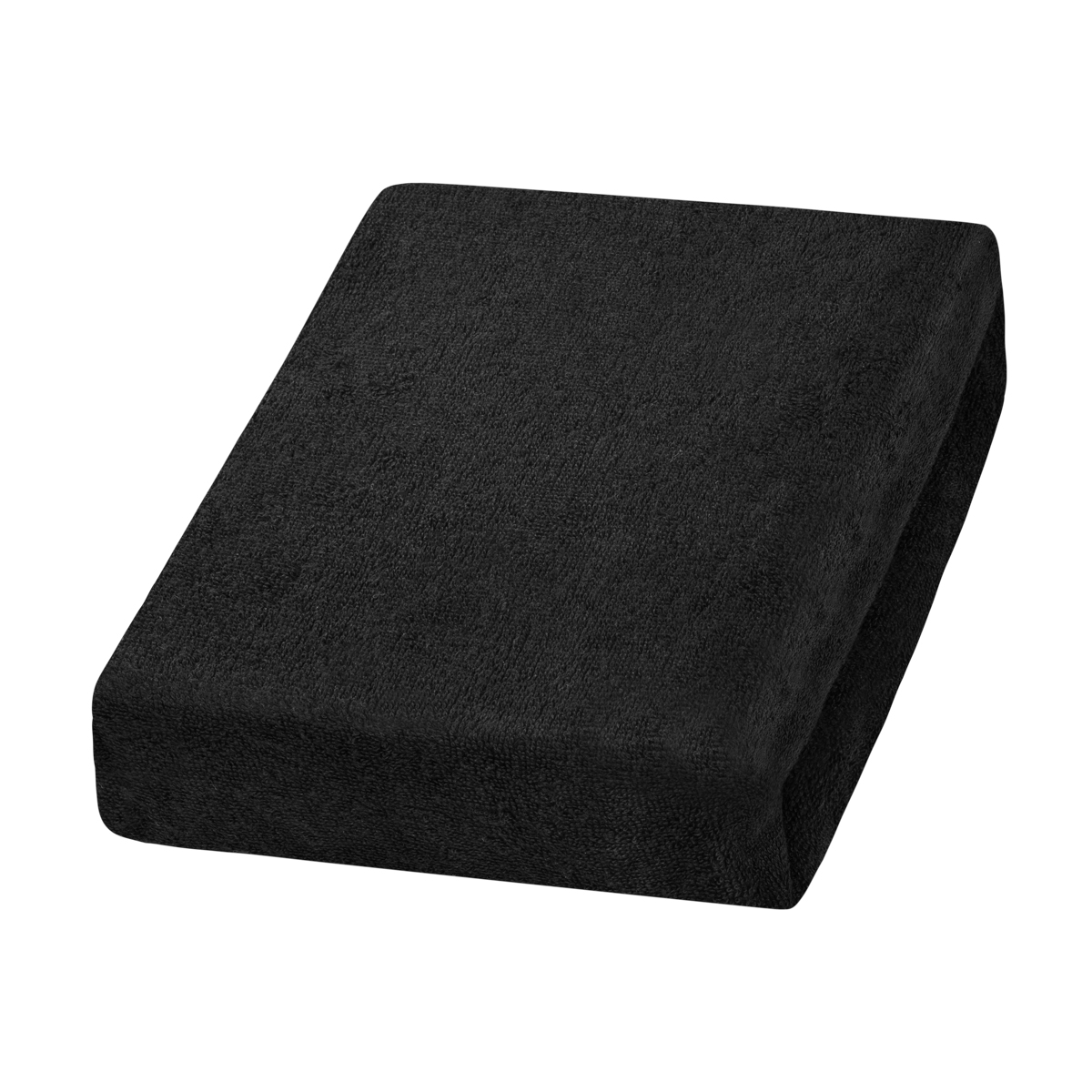 Frottee Schwarz Tagesdecke 70x190 cm – Salonausstattung