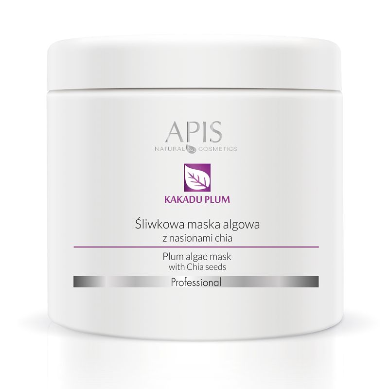 APIS Pflaumealgen-Gesichtsmaske mit Chia-Samen 200g - intensive Hautpflege