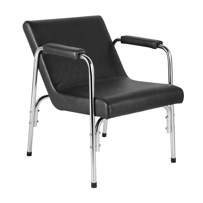 GABBIANO Friseurwaschstuhl Schwarz - Premium Waschplatz für Friseure