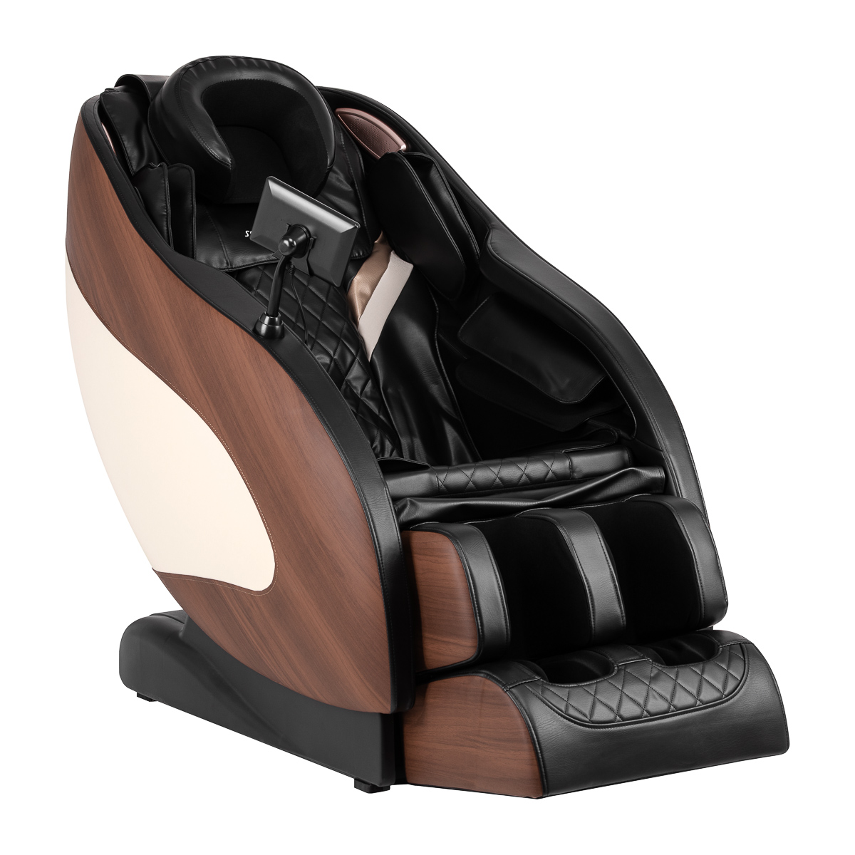 Sakura Massagesessel 305 mit Holzoptik - Wellness Relaxsessel für Zuhause
