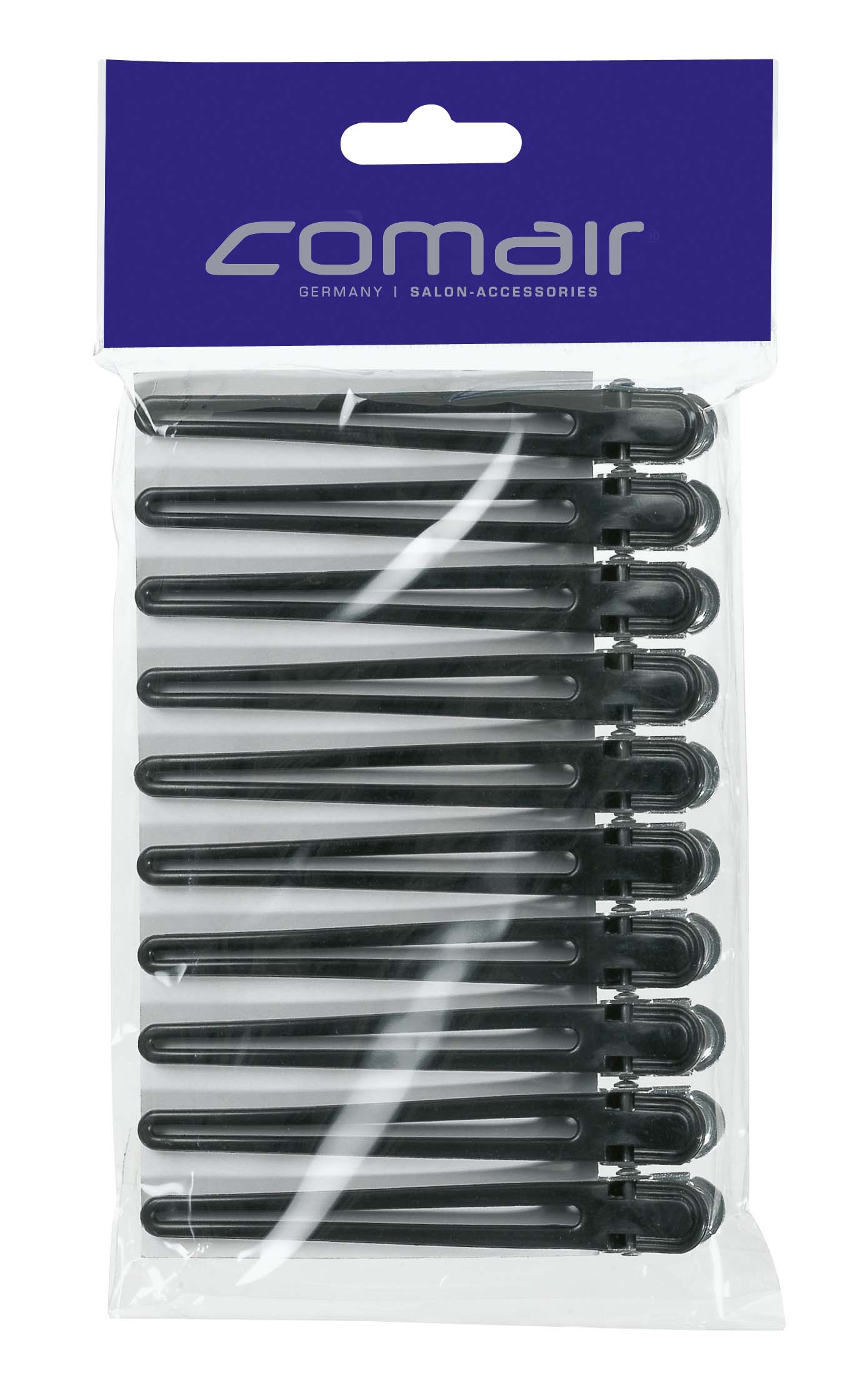 Haarclips Plastik 95Mm Schwarz Friseur 01 Packung
