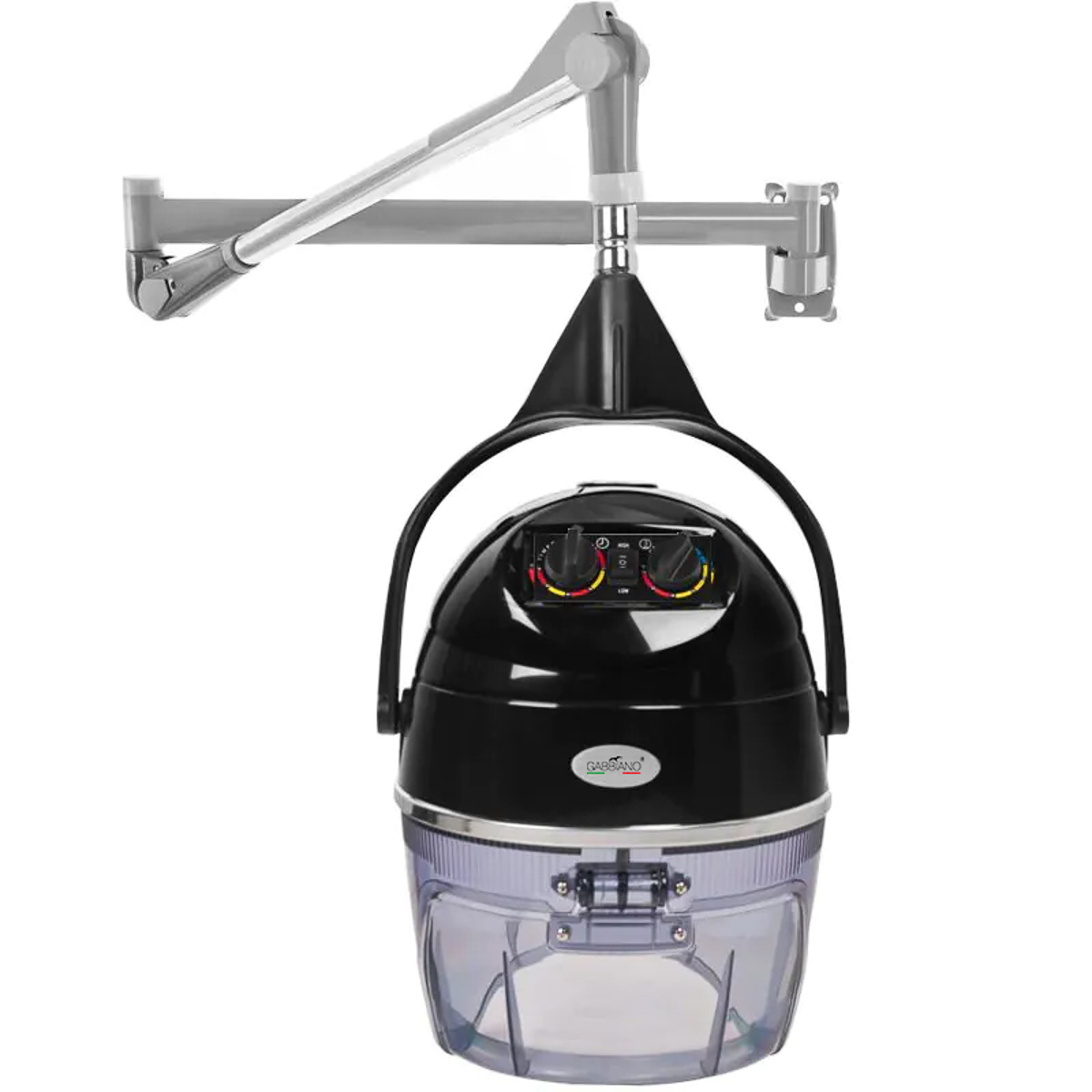 Gabbiano Trockenhaube Wandarm DII-301W 2 Stufen schwarz - 950W