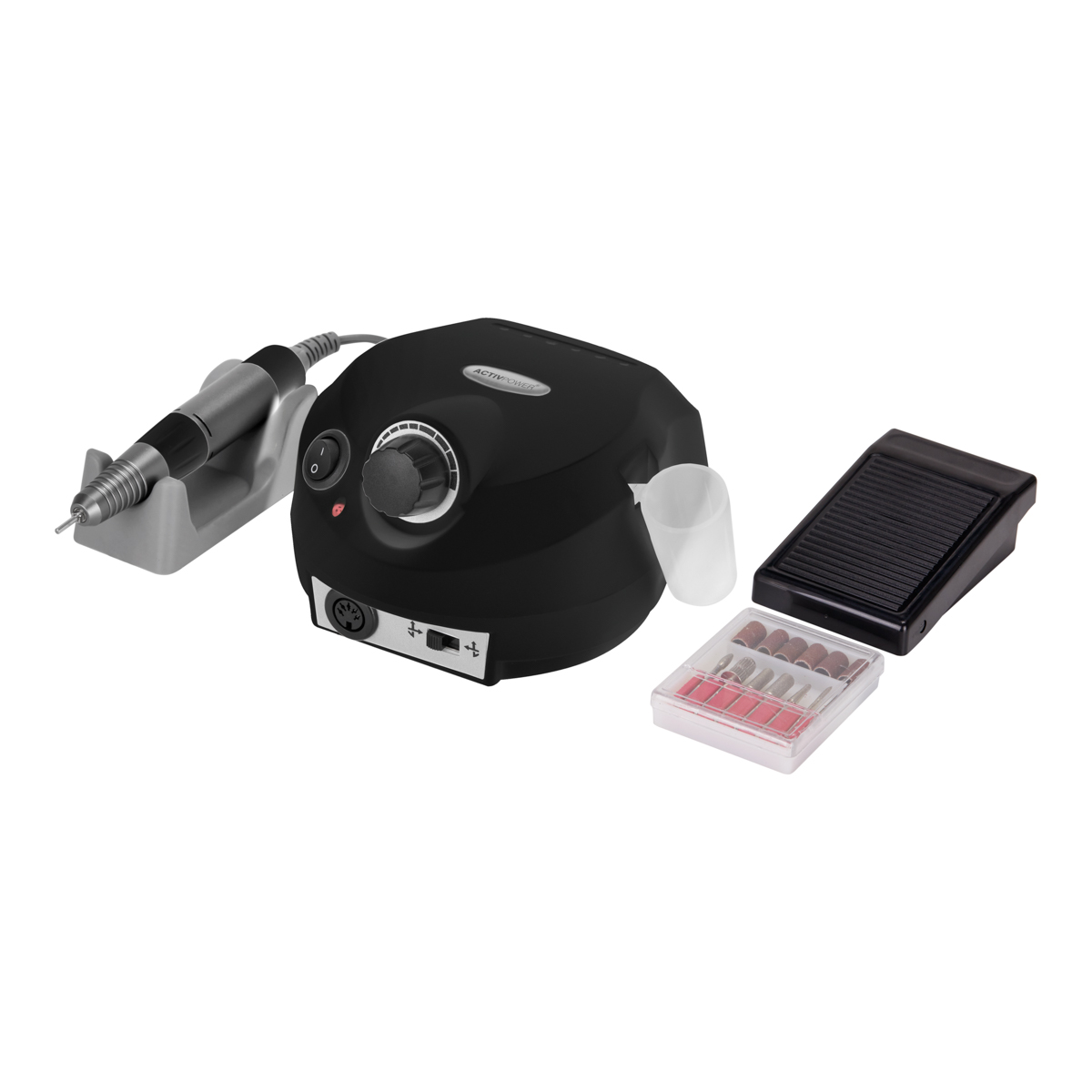 Activ Power Nagelfeile Elektro J202 schwarz 65W Profi-Nagelfräser