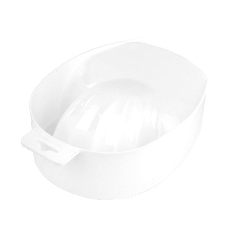 Maniküreschale White – ergonomische Kunststoff Nagelbadschale