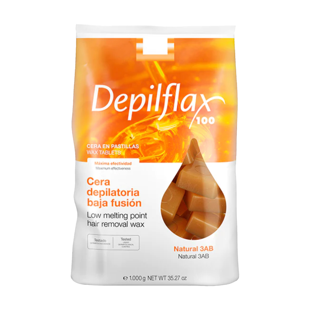 Depilflax hartwachs ohne streifen zur haarentfernung 1kg natural