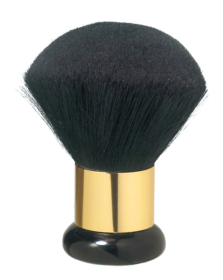 Nackenwedel Jumbo Ziegenhaar 175X60Mm Schwarz Friseur 01