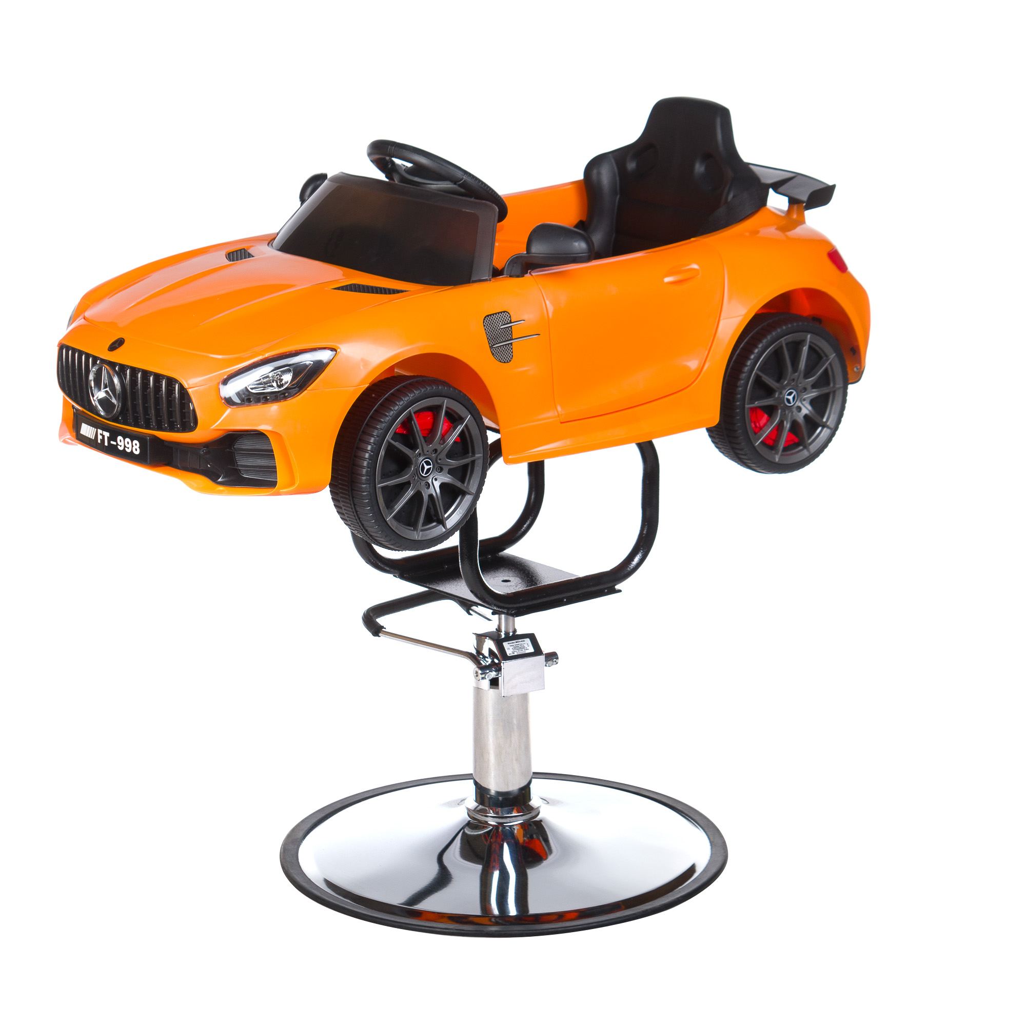 Kleiner Racer - Kinder Friseurstuhl Auto mit Sound & Licht in Latte