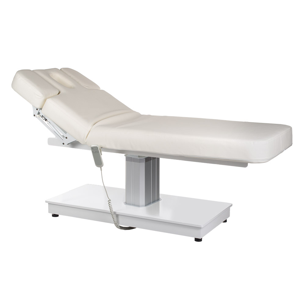 Elektrische Wellnessliege Premium Latte - Höhenverstellbare Massageliege
