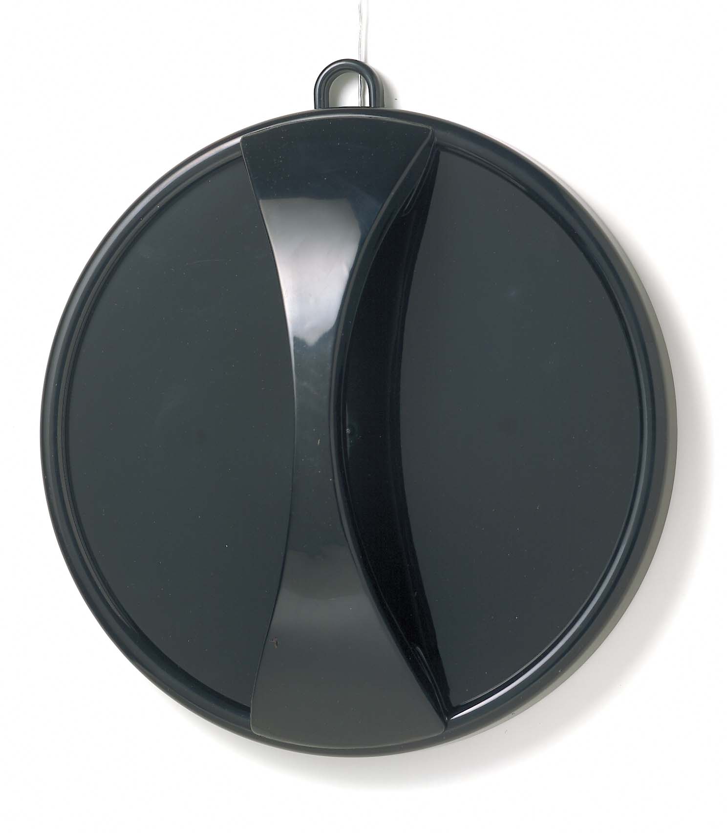 Handspiegel Executive Rund 29Cm Schwarz Friseur 01