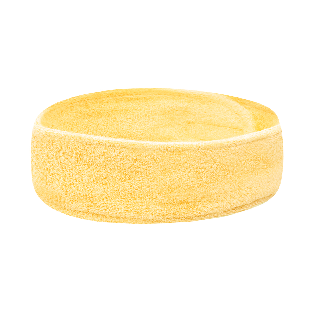 Kosmetikband Frottee Gelb – Profi Stirnband