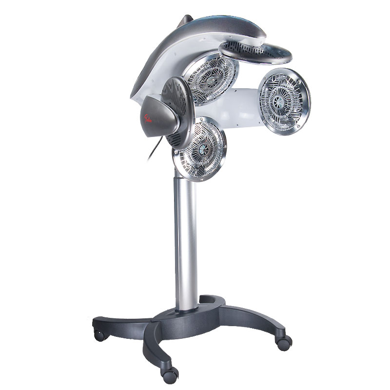 Professionelle Klimazon Trockenhaube ProStyling Grau mit Stativ