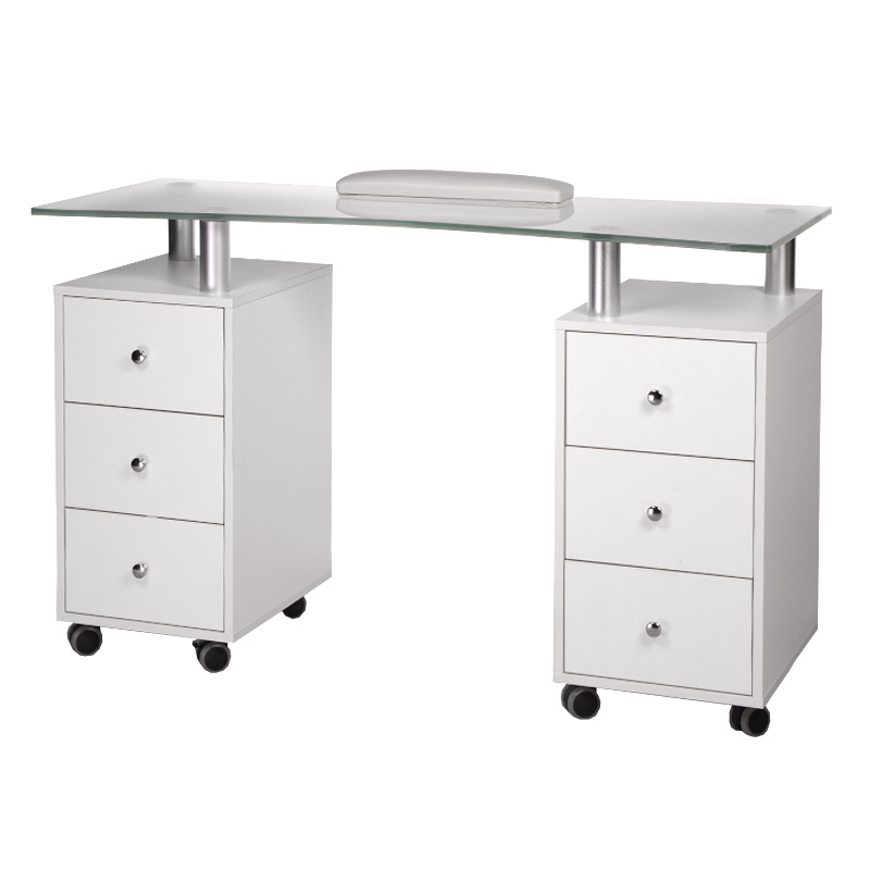 BD-3425-1 Maniküretisch mit Glasplatte