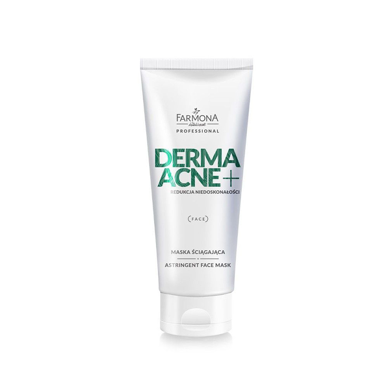 Farmona Dermaacne+ Adstringierende Gesichtsmaske 200ml - Porenverfeinernde Reinigungspflege