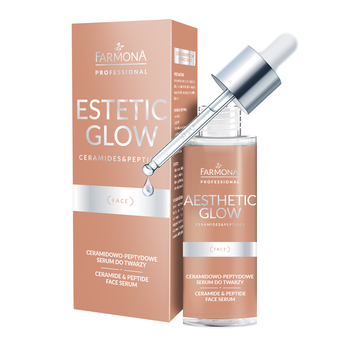 Farmona Ceramid-Peptid Glow Gesichtsserum 30ml - Straffendes Anti-Aging Serum