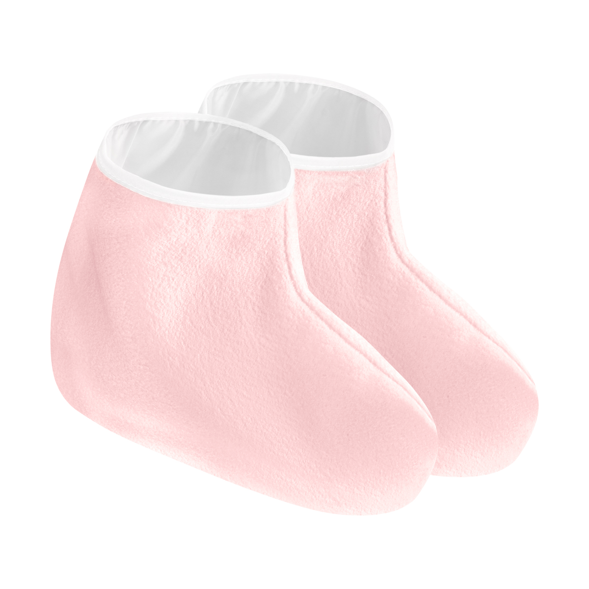 Frottee Socken 2er Set Rosa – Paraffinbehandlung
