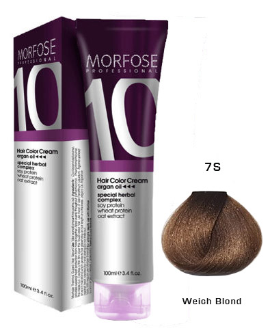 Morfose 10 Creme Haarfarbe Farbton Nr.: 7S weiches Blond