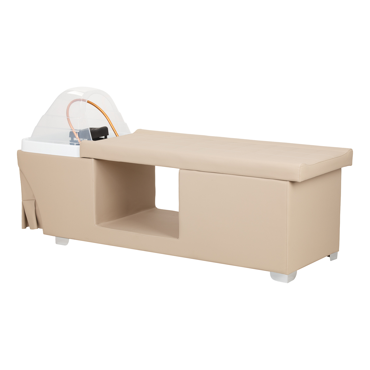 Gabbiano Head Spa Malediven Friseurwaschbecken-Liege in Beige - Professionelle Kopfwäsche & Wellness