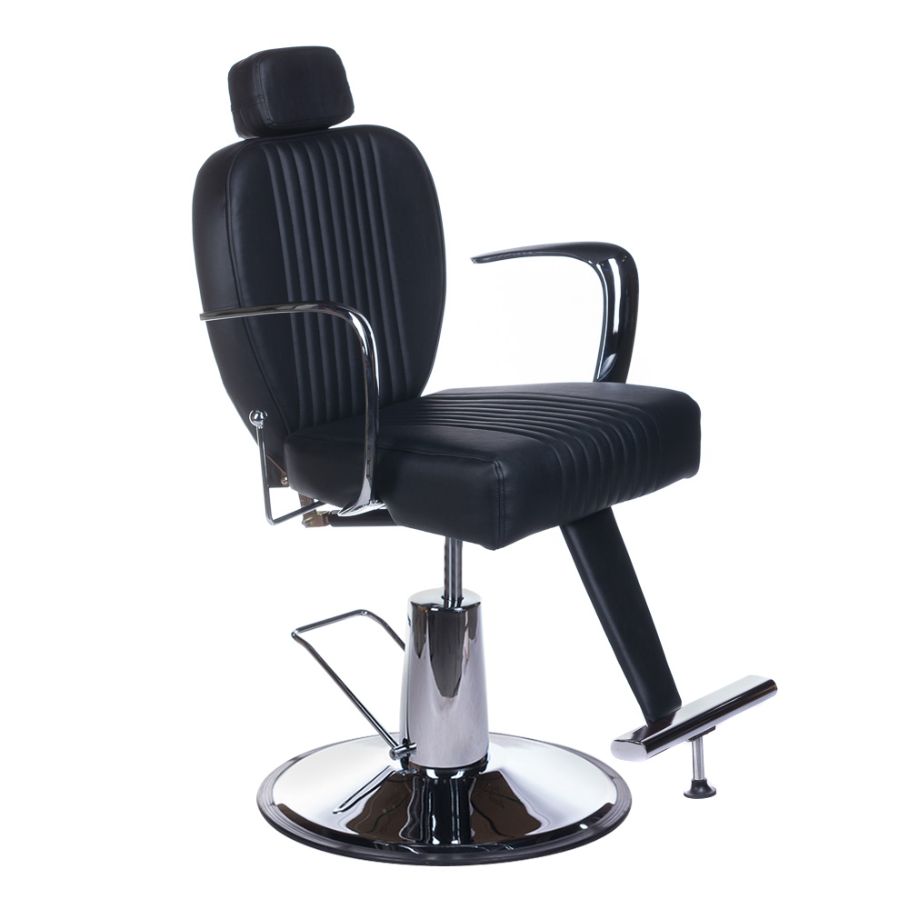 Professioneller Barberstuhl Classic Red - Hydraulik & Komfort