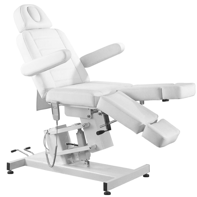 Elektrische Kosmetikliege AZZURRO 706 Pedi - 1 Motor in Weiß für professionelle Fußpflege