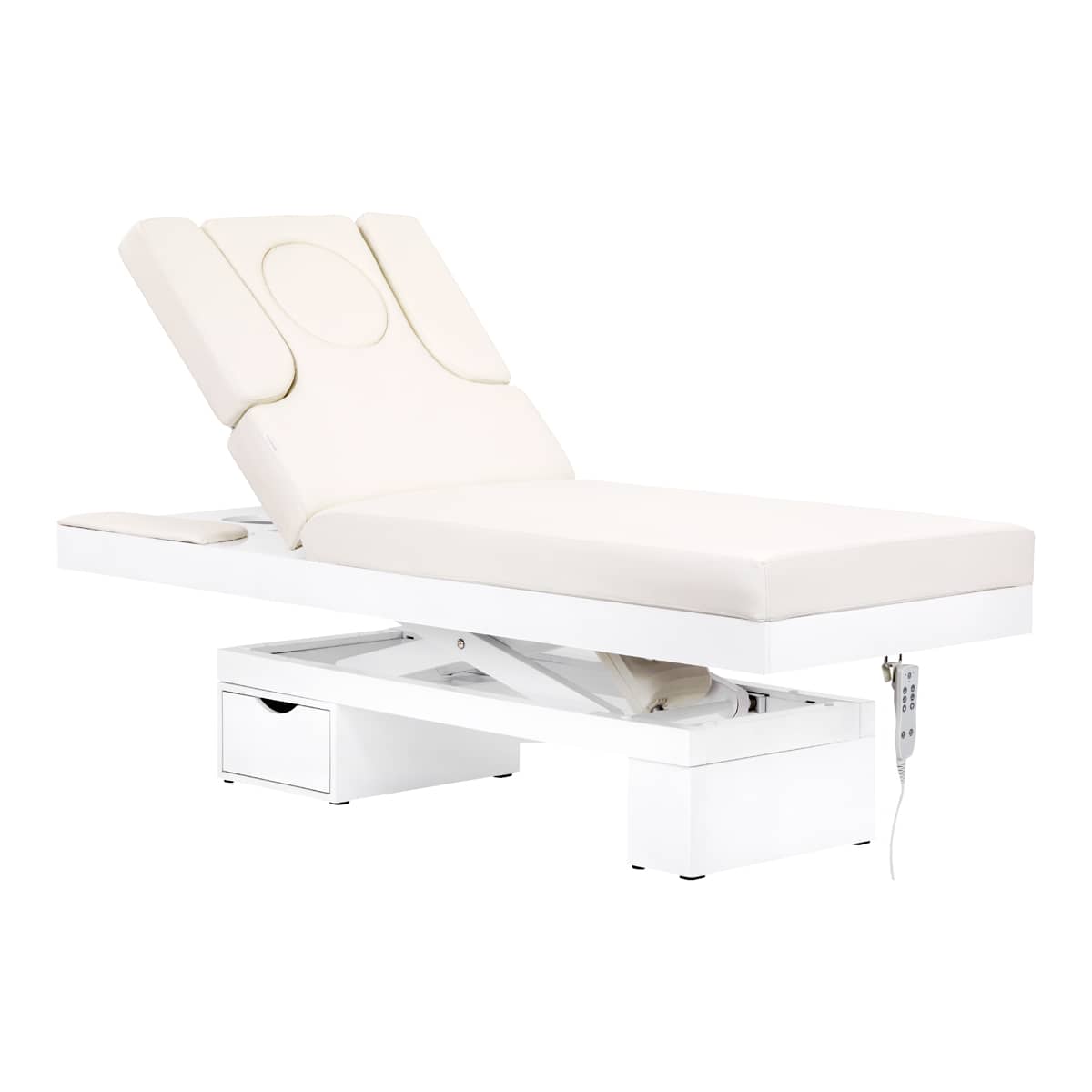 Spa-Kosmetikliege AZZURRO A314S Weiß mit LED-Beleuchtung