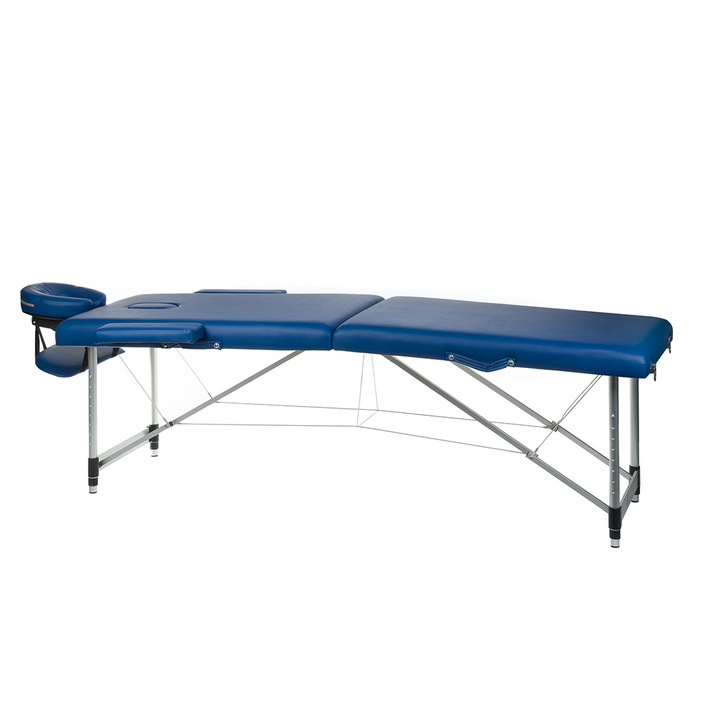 Premium Massageliege Blau - Zusammenklappbar für Salon & Mobile Anwendung
