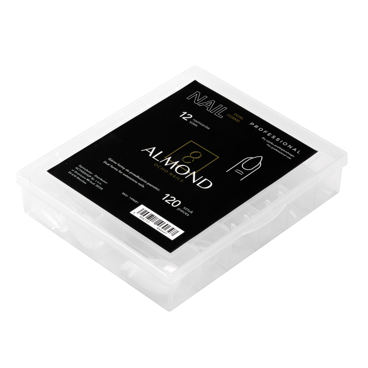 OCHO NAILS Obermaterial Almond 120er Set
