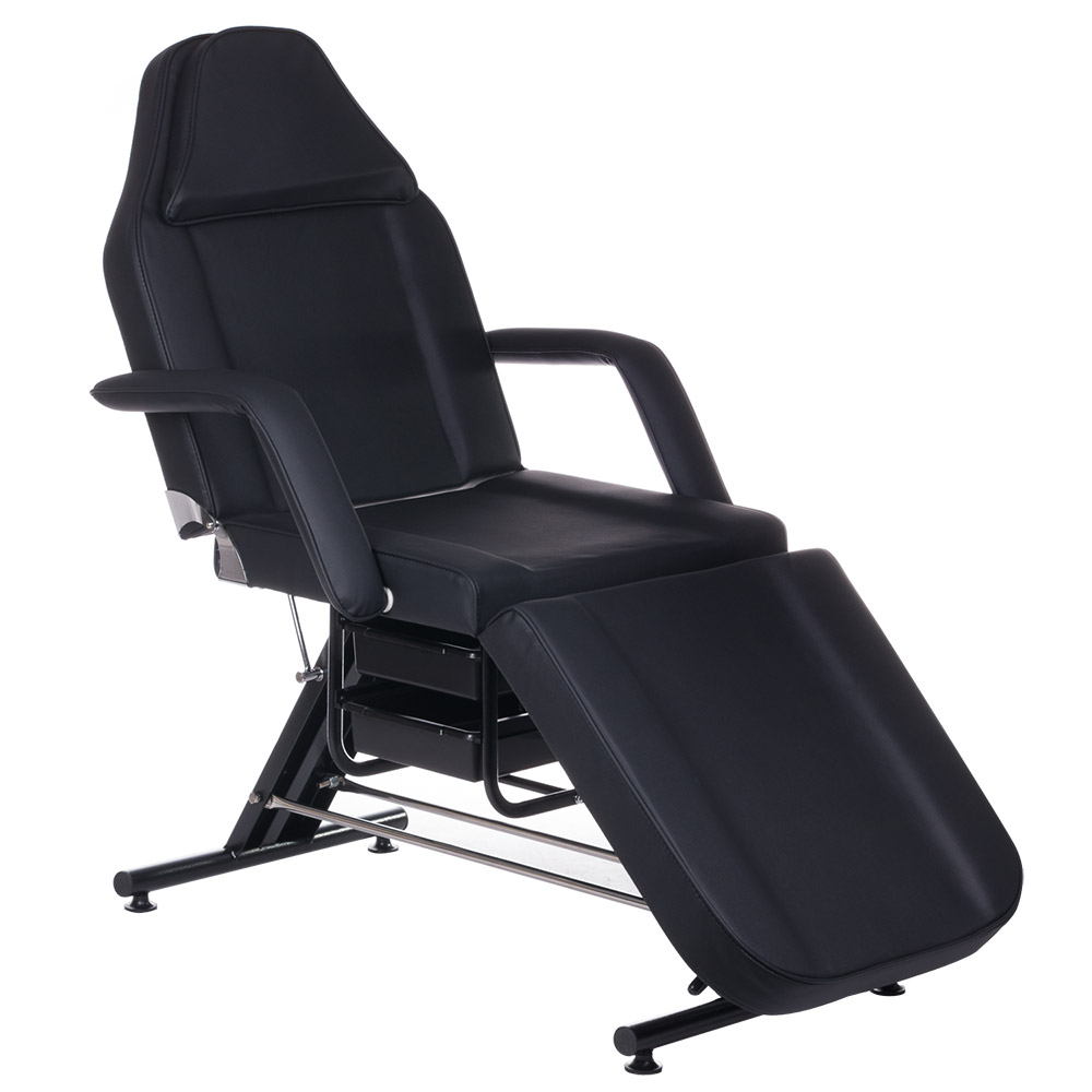 Premium Kosmetikliege Salon-Professional in Schwarz - Verstellbar