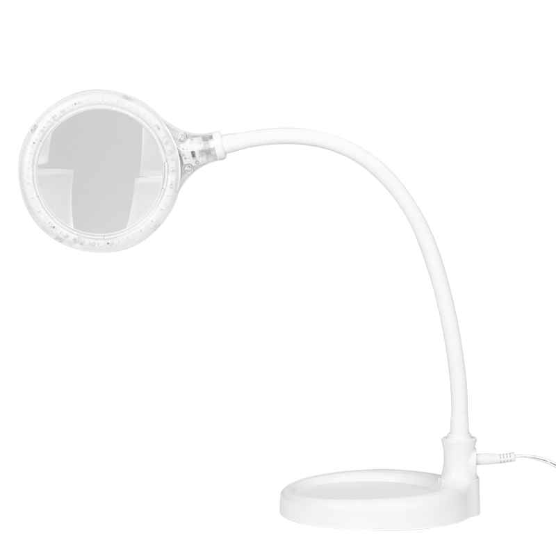 Elegante LED Lupenleuchte 30 SMD 5D mit Stativ und Klipp - Profi Inspektionsleuchte