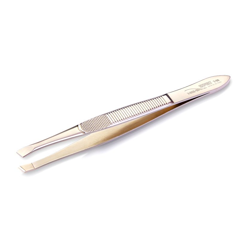 Nghia Export Pinzette T-09 schräg 9cm Edelstahl