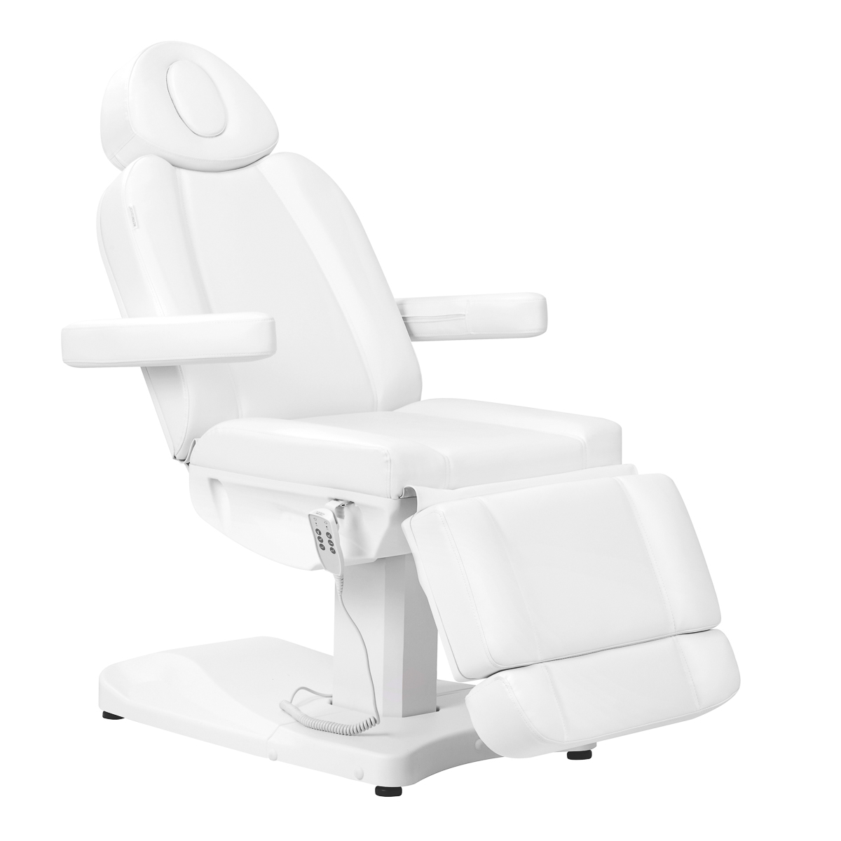 Elektrische Kosmetikliege AZZURRO 803D 3-Motor - Weiß | Profi-Behandlungsliege für Kosmetik & Wellness