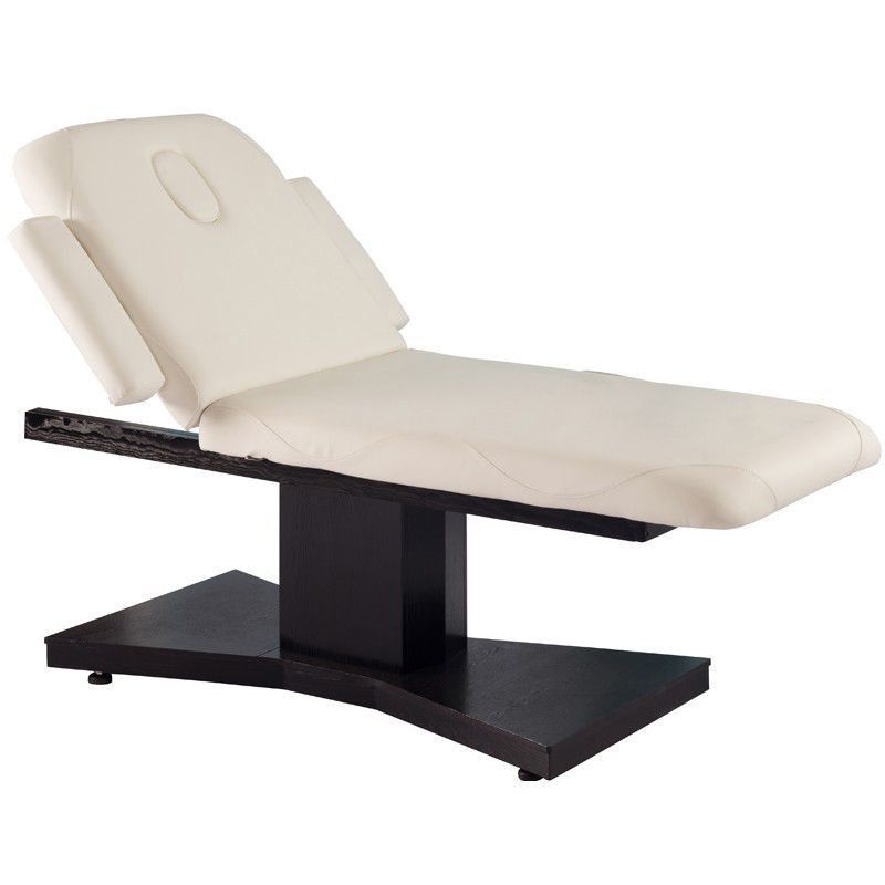 AZZURRO 805 Spa-Kosmetikliege 1-Motor Wenge/Latte - Elektrisch verstellbar