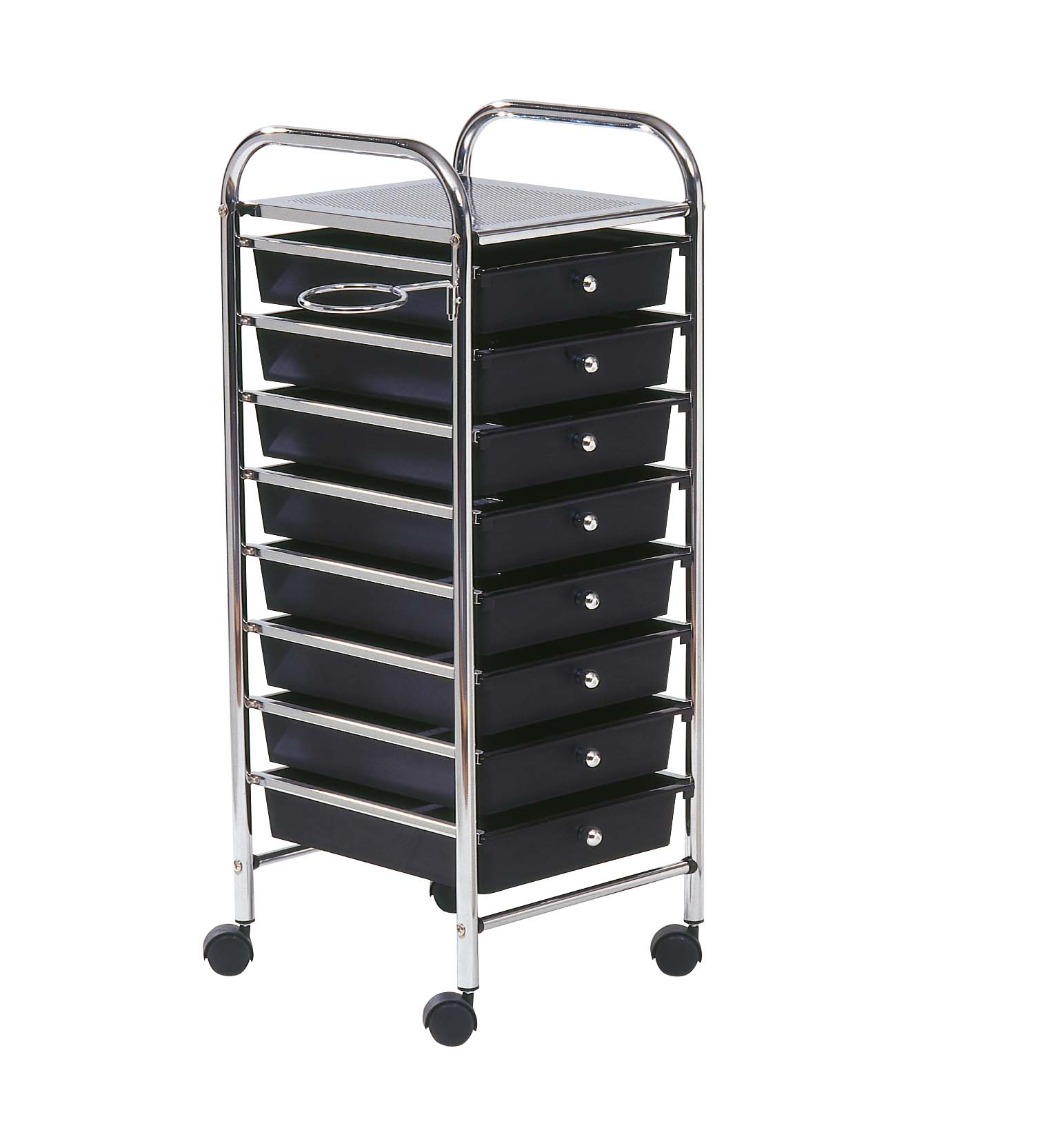 Friseurwagen Stapelboy Storage Schwarz Salon