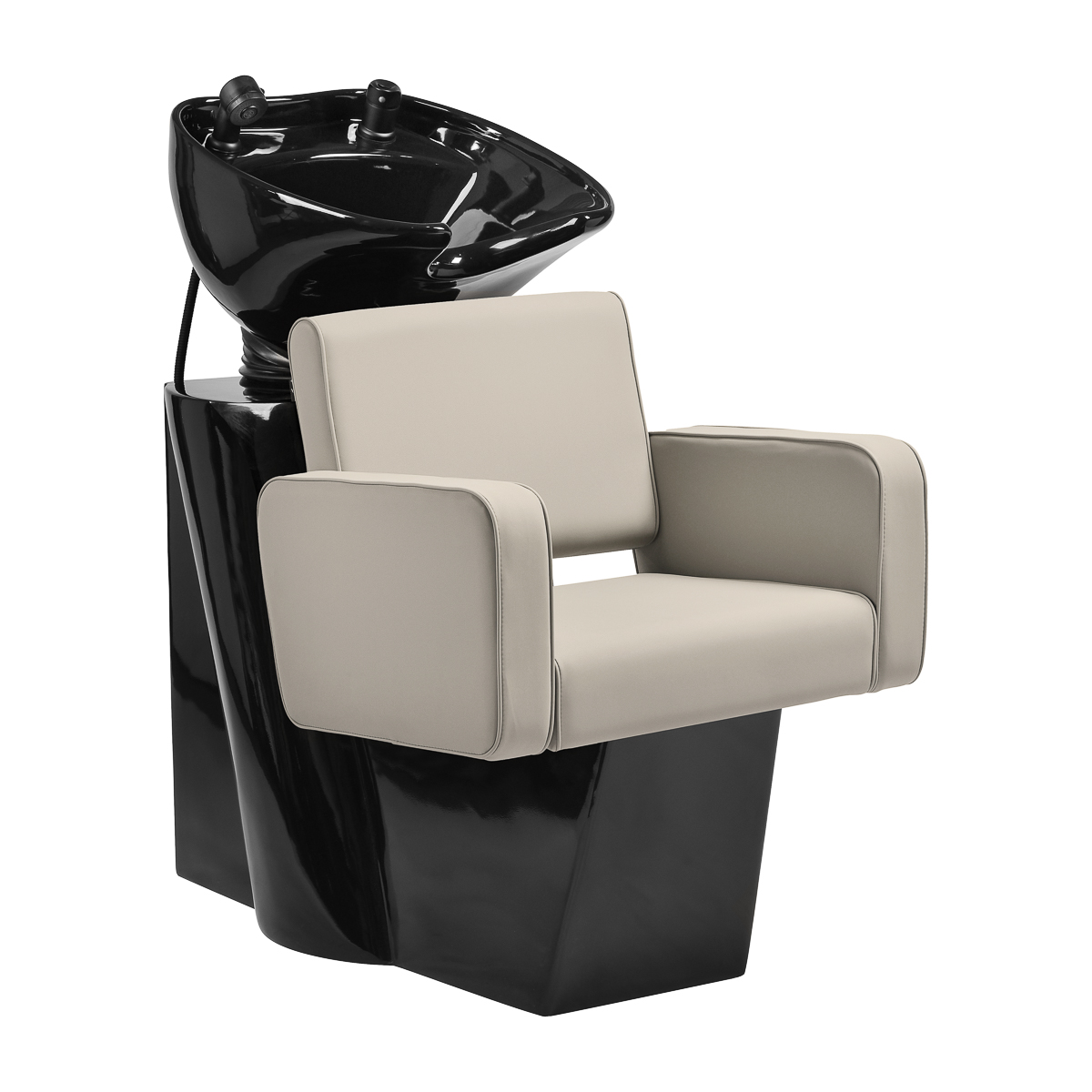 Gabbiano Friseurwaschbecken Bilbao grau-beige | Professionelles Friseurbecken