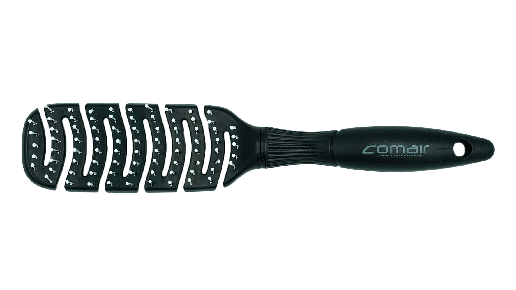 Haarbuerste Flex Tamer Schwarz Friseur