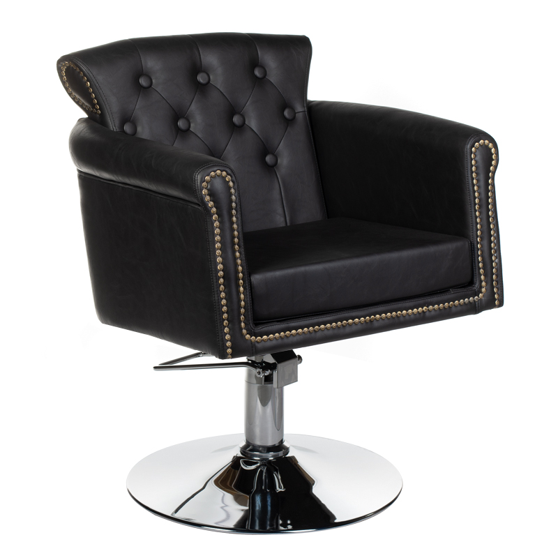 Eleganter Kunstleder-Salonstuhl hydraulisch