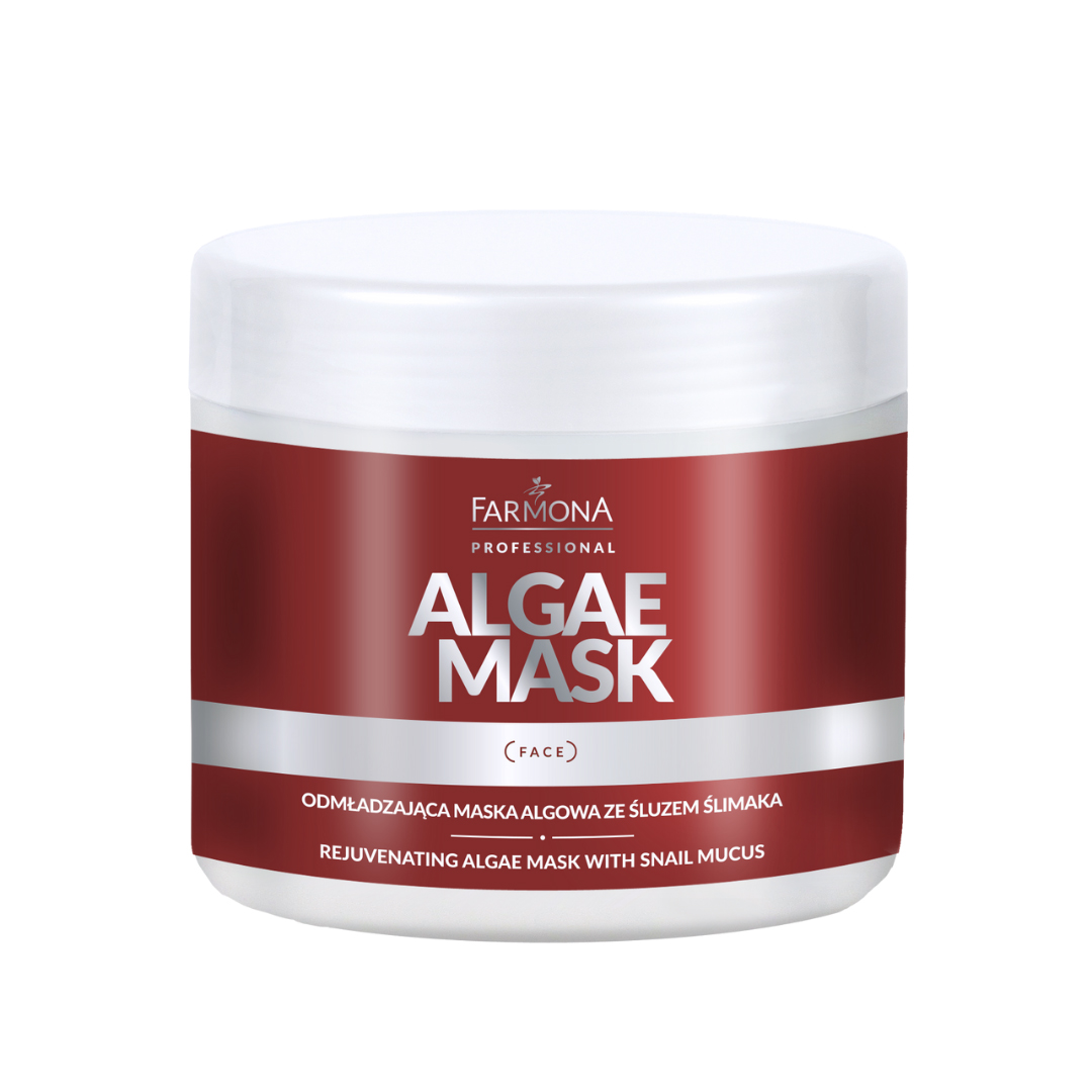 FARMONA Verjüngende Algenmaske mit Schneckenschleim 160 g - Anti-Aging Gesichtsmaske für Hautstraffung & Faltenreduktion