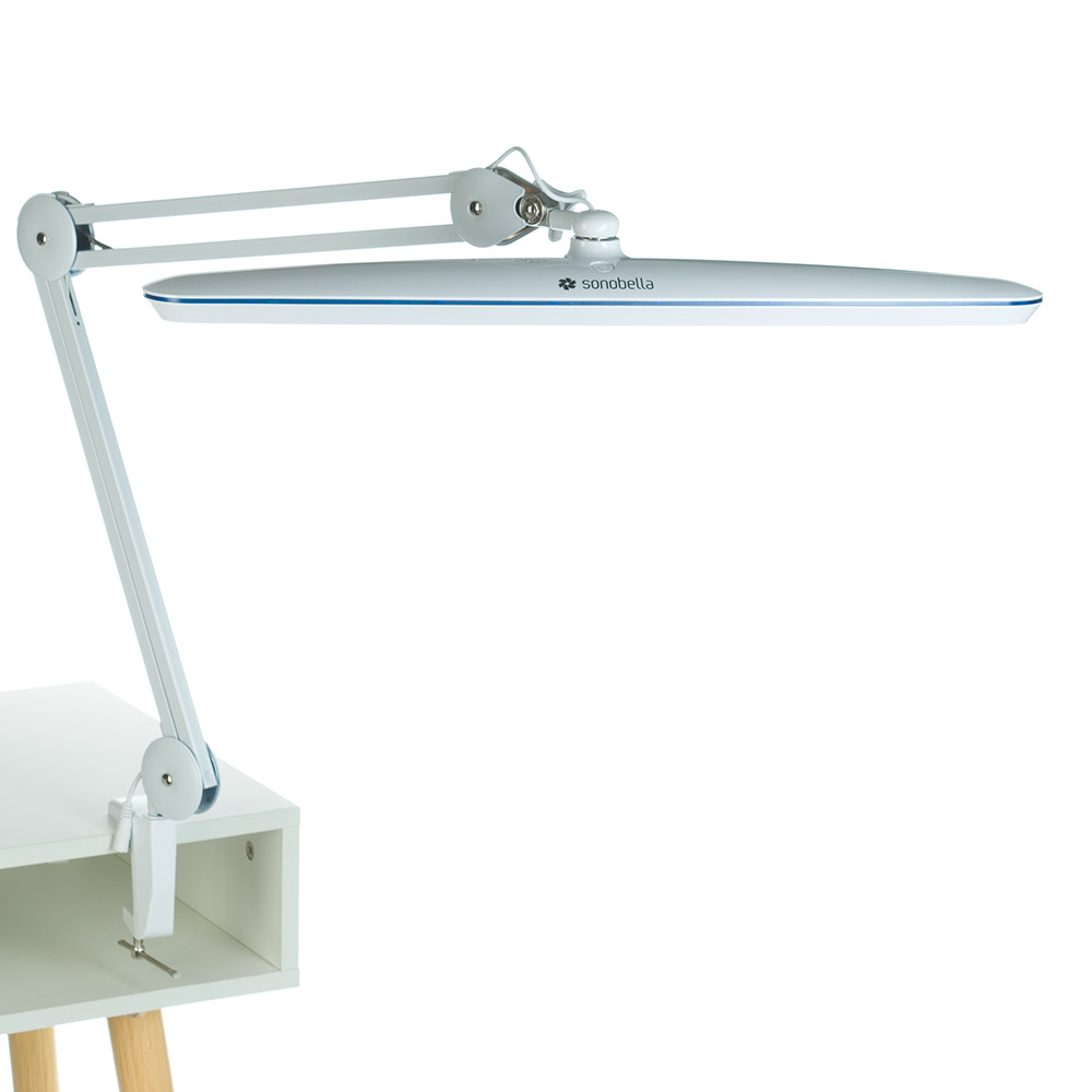 Profi Kosmetiklampe LED 20W mit Clip-Befestigung Weiß