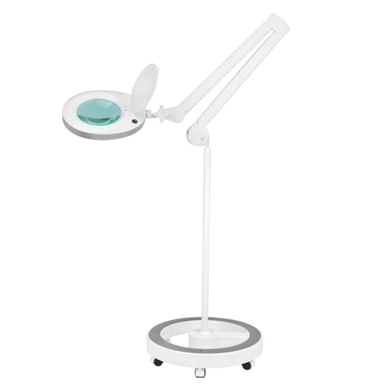 ELEGANTE Lupenleuchte 6025 60 LED SMD 5D mit Stativ – Profi-Inspektionsleuchte für Kosmetik & Friseur