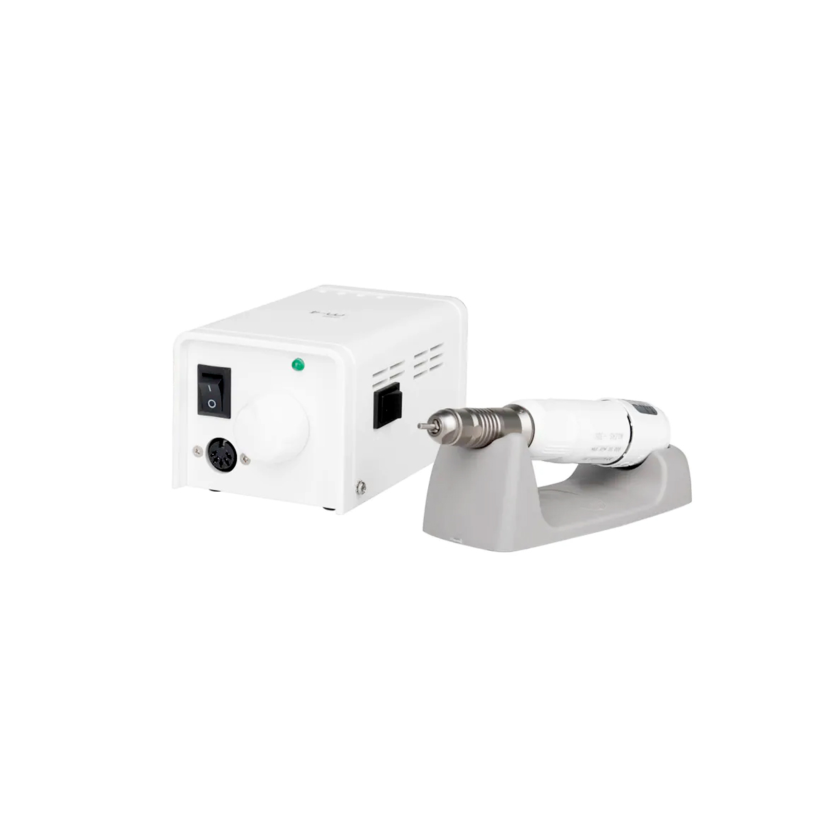 Saeyang Marathon M4 Lux White Nagelfräser mit SH20N Handstück - Professioneller Elektrofräser für Nageldesign