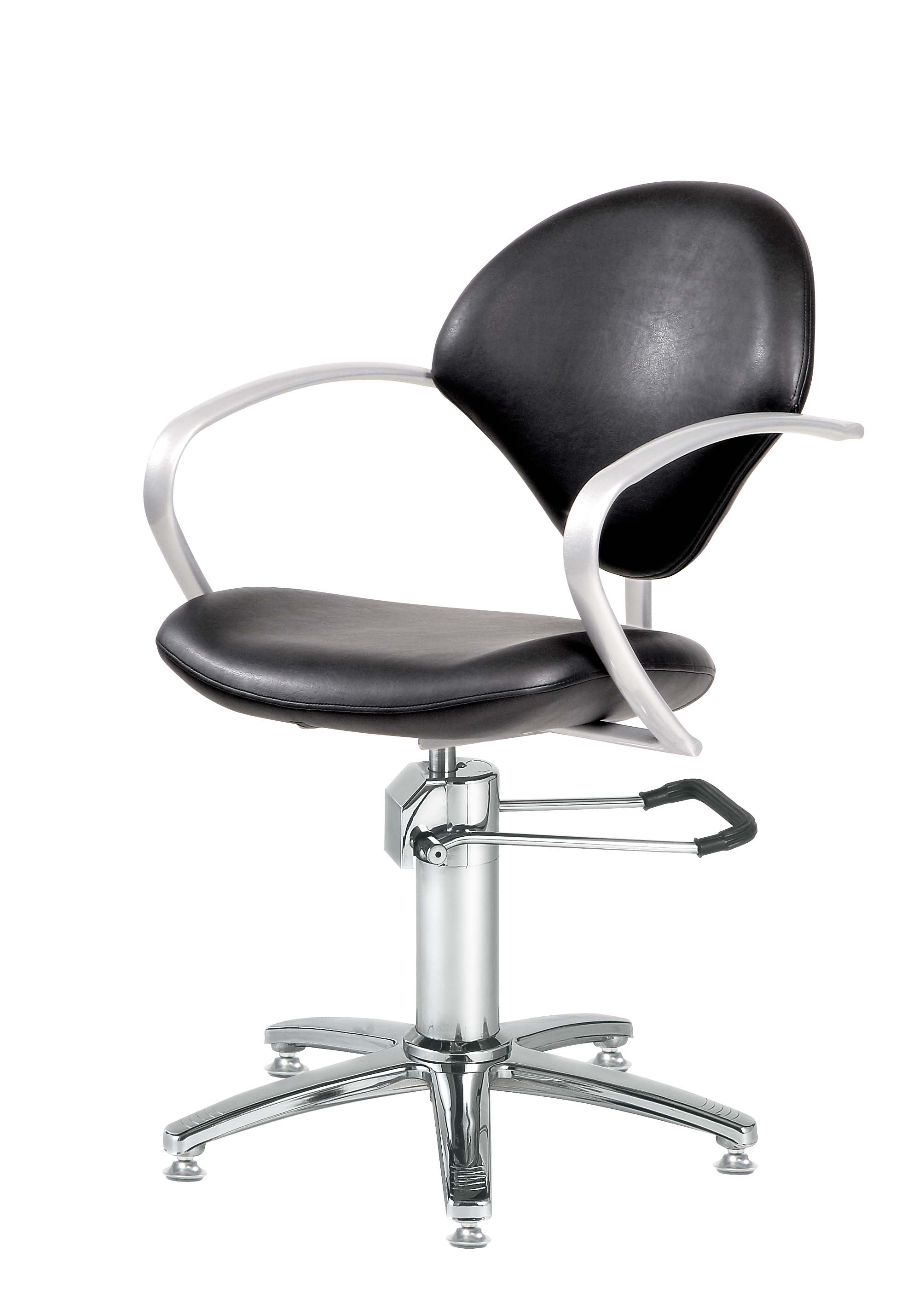 Friseurstuhl Paris A Schwarz Hydraulisch Salon