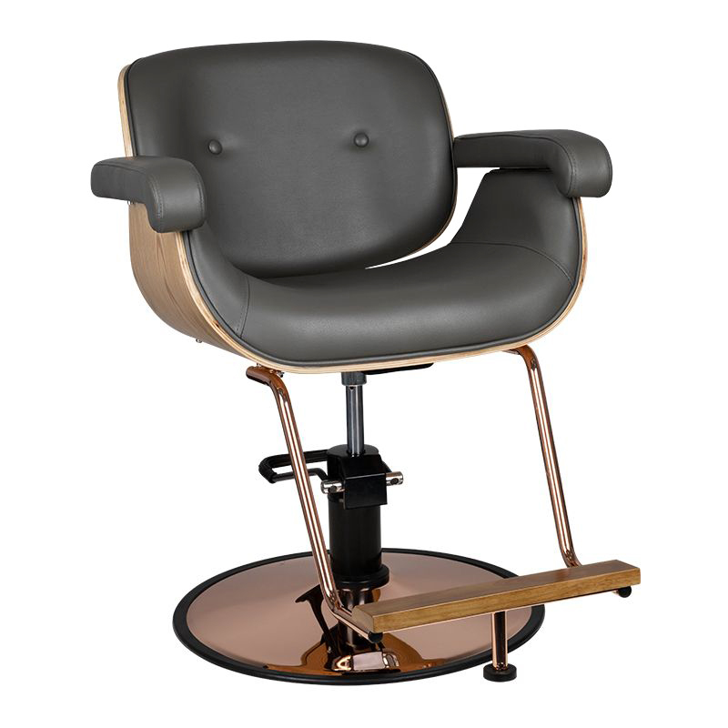 Gabbiano Friseurstuhl Venedig in Grau – Premium Friseurmöbel mit italienischem Design