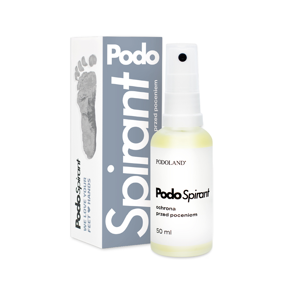 Podoland PodoSpirant Fußpflege 50ml – Antitranspirant