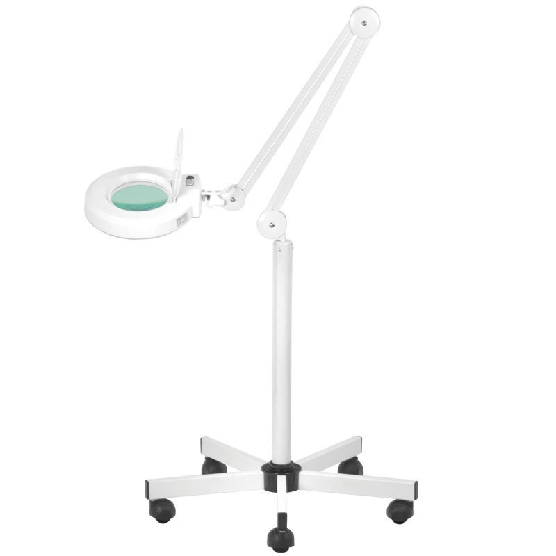 LED Lupenleuchte S5 mit Stativ und stufenlos verstellbarer Helligkeit für Friseur & Kosmetik