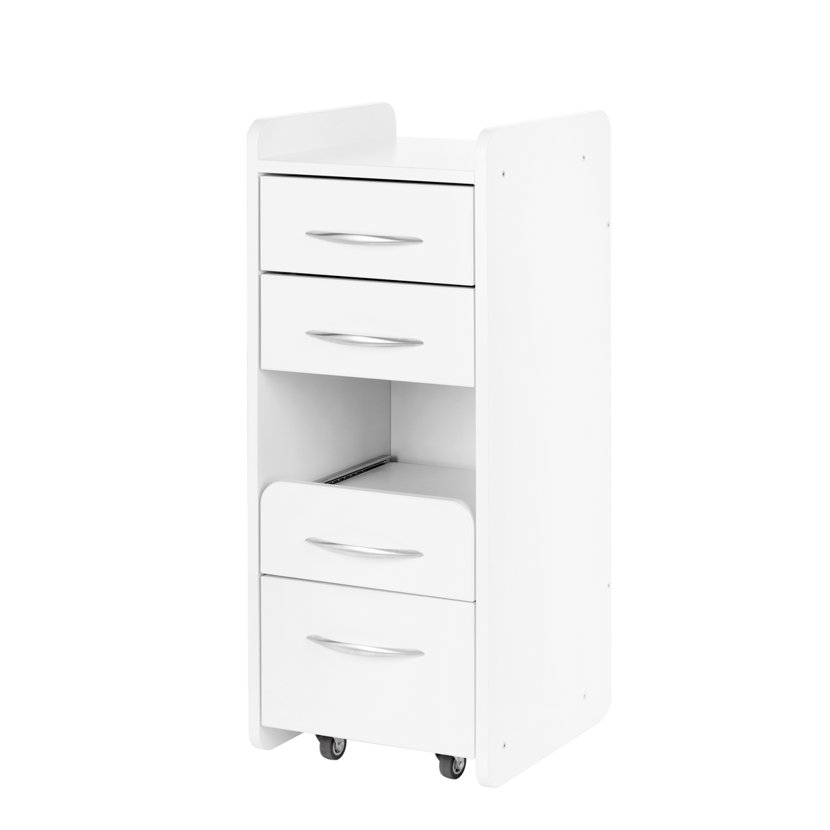 Minischrank 969 Weiß - Kompakter Frisörbedarf Schrank